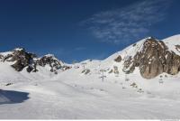 Photo Texture of Background Snowy Mountains