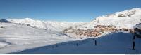 Photo Texture of Background Snowy Mountains