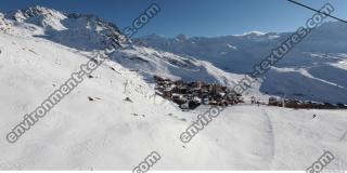 Photo Texture of Background Snowy Mountains