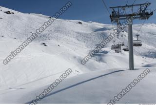 Photo Texture of Background Snowy Mountains