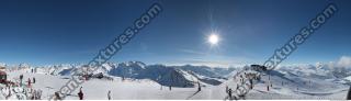 Photo Texture of Background Snowy Mountains