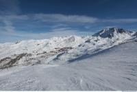 Photo Texture of Background Snowy Mountains