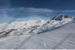 Photo Texture of Background Snowy Mountains