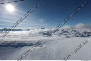 Photo Texture of Background Snowy Mountains