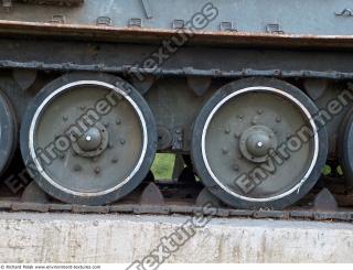 Photo Texture of Tank Wheels