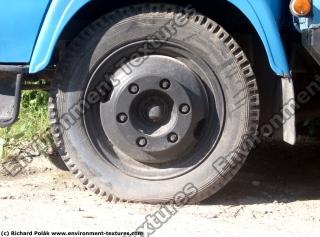 Photo Texture of Truck Wheel