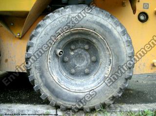 Photo Texture of Excavator Wheel