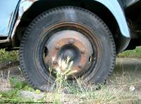 Photo Texture of Truck Wheel