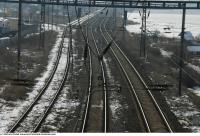 Photo Texture of Background Railways