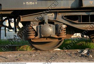 Photo Texture of Railway Wagon Wheel