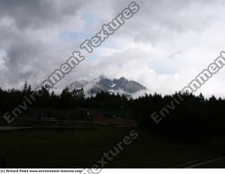 background mountains snowy