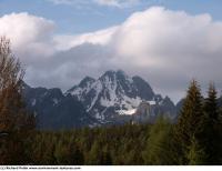 background mountains snowy