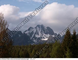 background mountains snowy