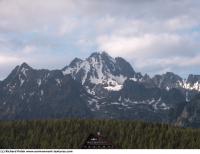 background mountains snowy