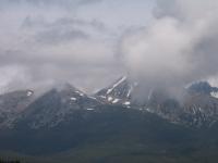 background mountains snowy