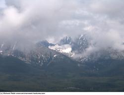 Photo Textures of Background Snowy Mountains