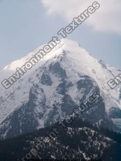 Photo Textures of Background Snowy Mountains