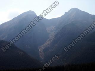 Photo Textures of Background Mountains