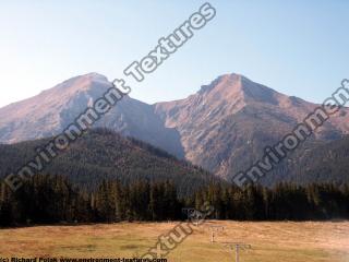 Photo Textures of Background Mountains