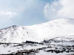 Photo Textures of Background Snowy Mountains