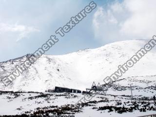 Photo Textures of Background Snowy Mountains