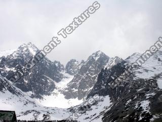 Photo Textures of Background Snowy Mountains