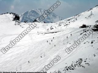 Photo Textures of Background Snowy Mountains