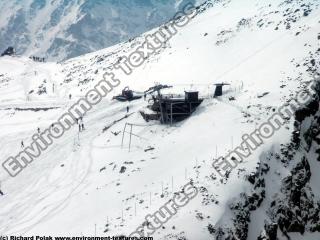 Photo Textures of Background Snowy Mountains