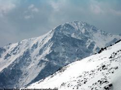 Photo Textures of Background Snowy Mountains