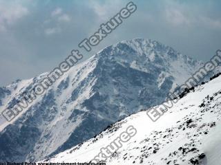 Photo Textures of Background Snowy Mountains