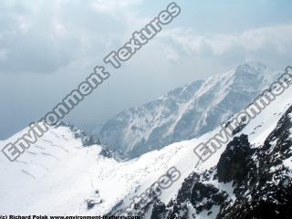 Photo Textures of Background Snowy Mountains