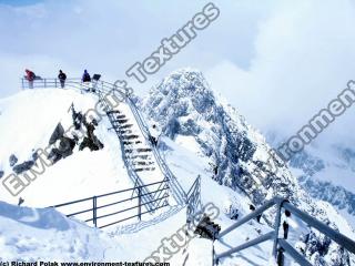 Photo Textures of Background Snowy Mountains