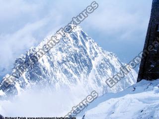 Photo Textures of Background Snowy Mountains