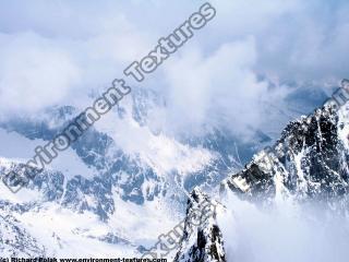 Photo Textures of Background Snowy Mountains