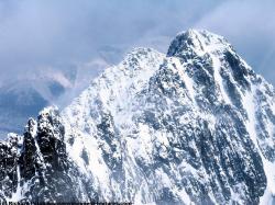 Photo Textures of Background Snowy Mountains