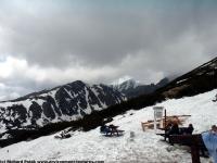 background mountains snowy