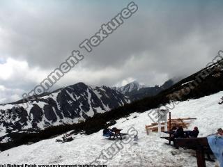 background mountains snowy