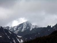 background mountains snowy