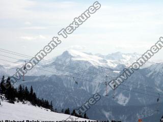 background mountains snowy