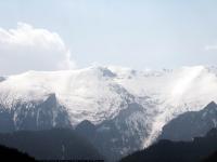 background mountains snowy