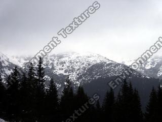 background mountains snowy