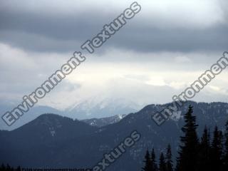 background mountains snowy