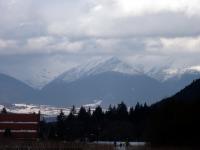 background mountains snowy