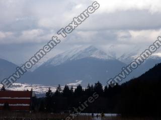 background mountains snowy