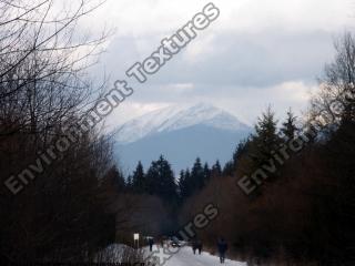 background mountains snowy