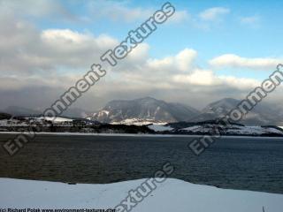 background mountains snowy