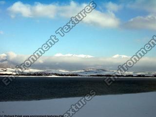 background mountains snowy