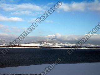 background mountains snowy