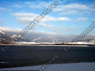 background mountains snowy