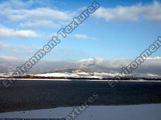 background mountains snowy